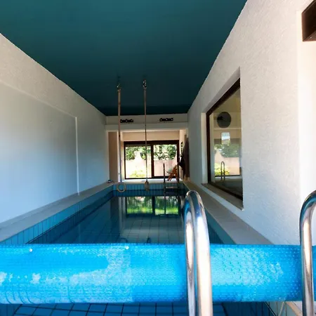 House With Shared Pool Penzion